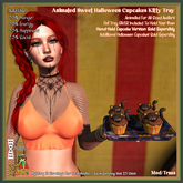 [SP] MyStory Sweet Halloween Cupcakes Tray - Kittys