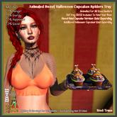 [SP] MyStory Sweet Halloween Cupcakes Tray - Spiders