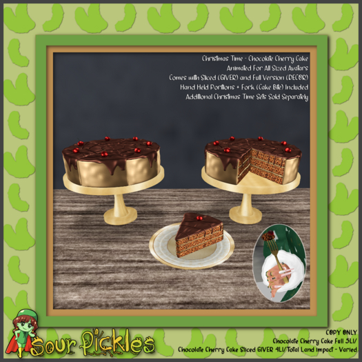 [SP] Christmas Time - Chocolate Cherry Cake