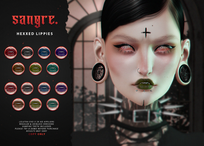 {sangre.} Hexxed Lippies