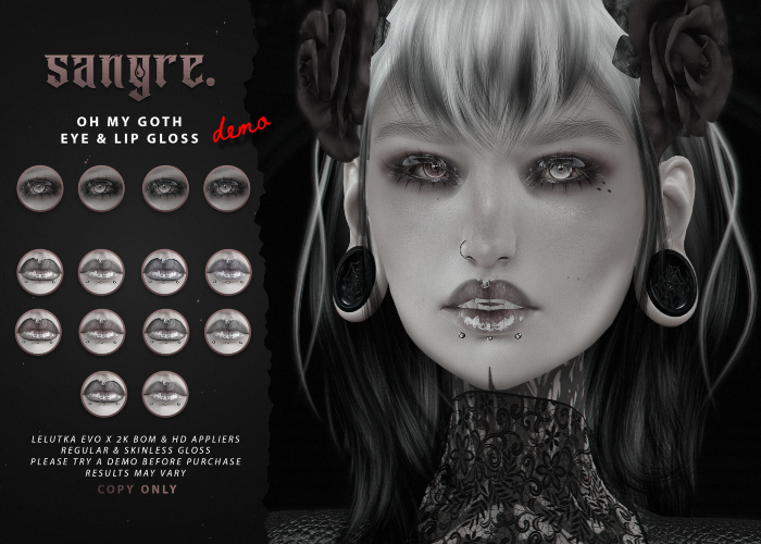 {sangre.} Oh My Goth Set - DEMOs