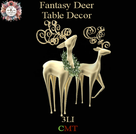 *LKK* Fantasy Deer Table Decor  