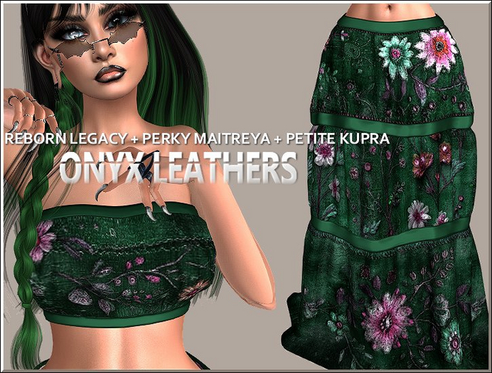 Maxi Skirt + Top - Arwin Green