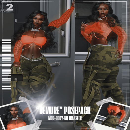 Demure Pose Pack