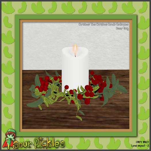[SP] Christmas Candle Centerpiece