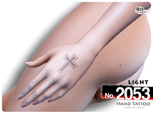 (Hand Tattoo) No.2053 Light