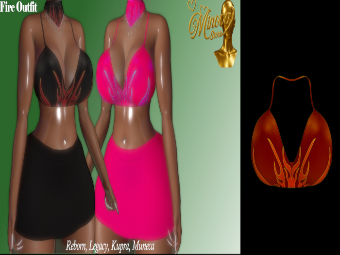 .:Minova:. Orange Fire Top