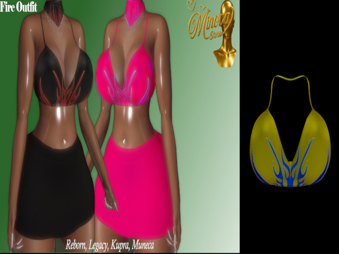 .:Minova:. Yellow Fire Top