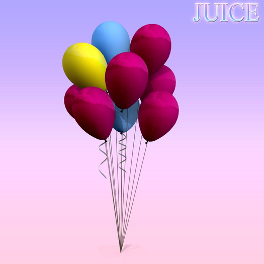 Magenta String Balloons