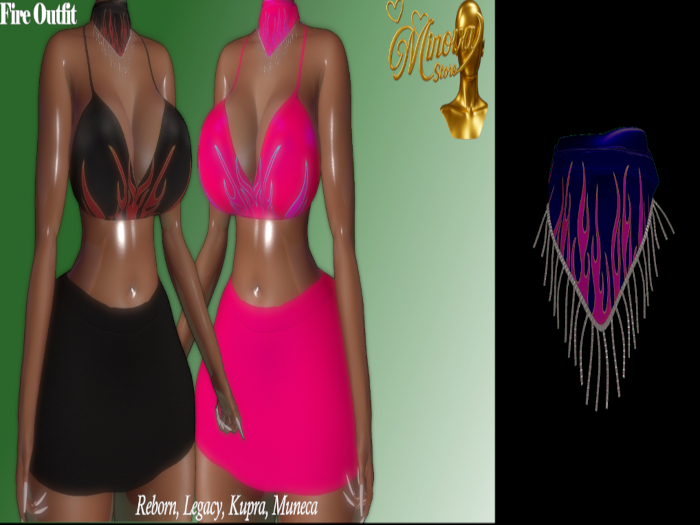 .:Minova:. Blue Fire Scarf