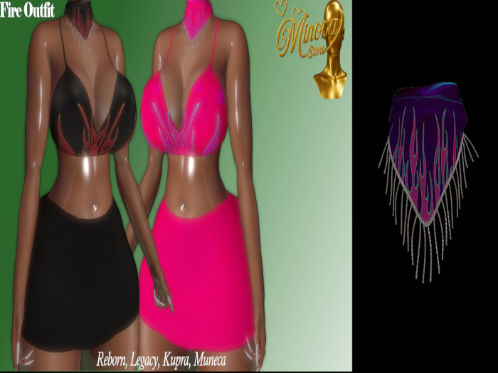 .:Minova:. Purple Fire Scarf