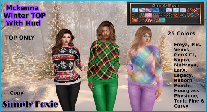 Mckenna Winter TOP With Hud (Boxed) ADD