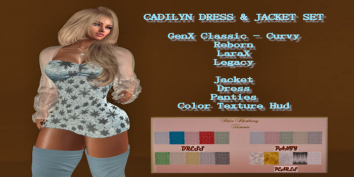 CADILYN DRESS & JACKET SET (ADD)