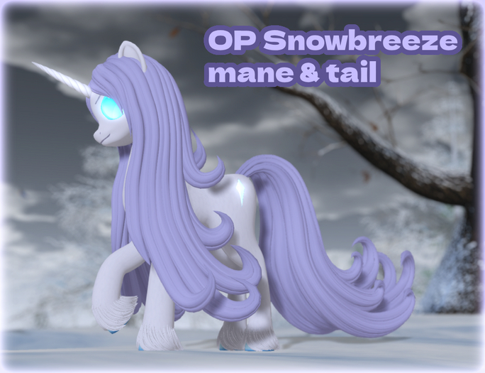 OP snowbreeze mane & tail