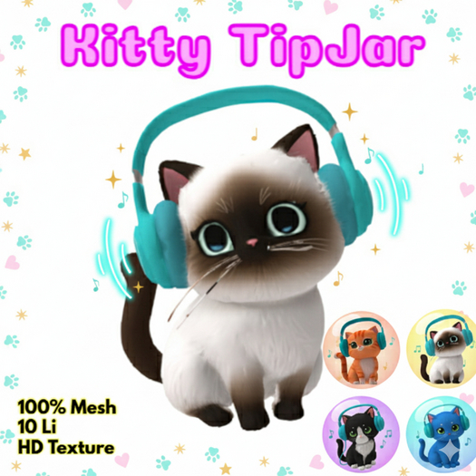 Kitty TipJar (White)