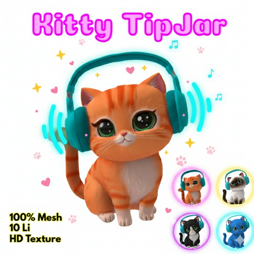 Kitty TipJar (Orange)