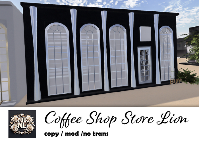 [You&Me Designs} Lion Coffee Shop / Store addBag