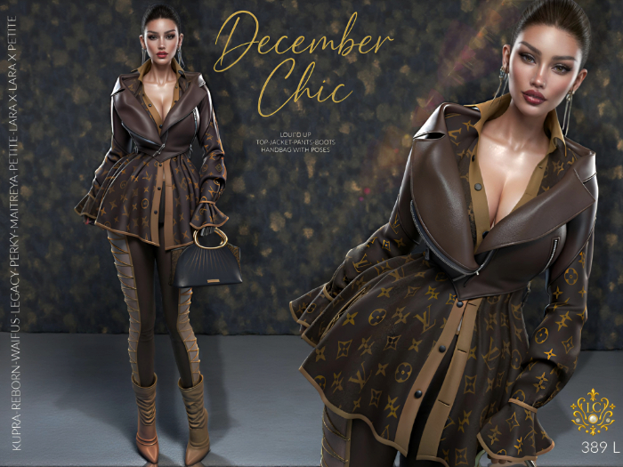 December Chic , * Loui`d Up *, Luxury Designer Ensemble