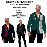 MEN'S GUITAR SHIRT FATPACK