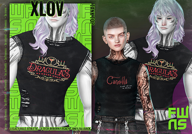 Fewness/Xlov Tank Top/01
