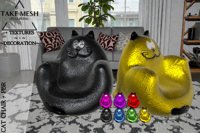 [TAKE MESH] Cat Chair Mesh