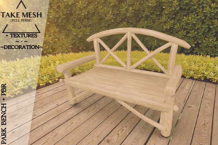 [TAKE MESH] Park bench