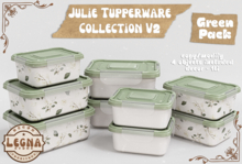 - Legna - Julie Pupperware Set V2 (Green Pack)