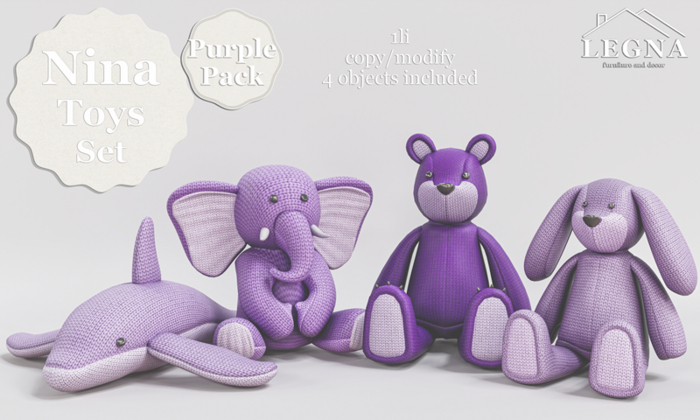 - Legna - Nina Toys Set (Purple Pack)