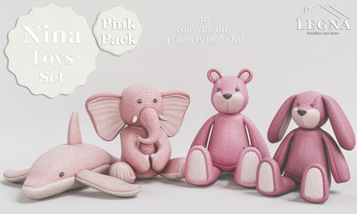 - Legna - Nina Toys Set (Pink Pack)