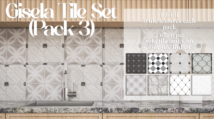 - Legna - Gisela Tile Set (Pack 3)