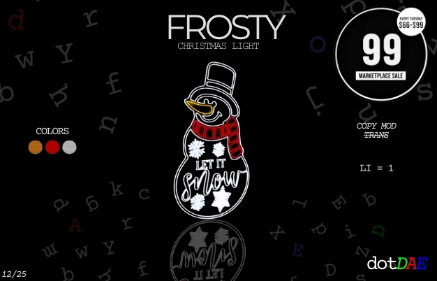 #dotDAE: Frosty