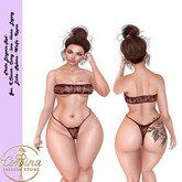Phebe Lingerie Red - *Corvina*.*