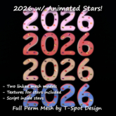 T-Spot Mesh - 2026 w/ Animated Stars - FP - LI=2.3