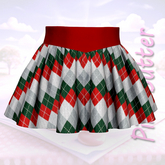 Christmas Argyle Girly KUPRA SKIRT