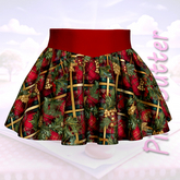 Christmas Mistletoe Girly LEGACY SKIRT