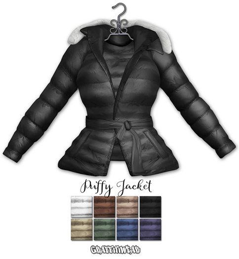Graffitiwear Neutrals Puffy Jacket
