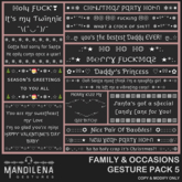 :: MG :: Mandilena Gestures Pack : Family & Occasions 5