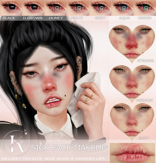 [K]- sick face