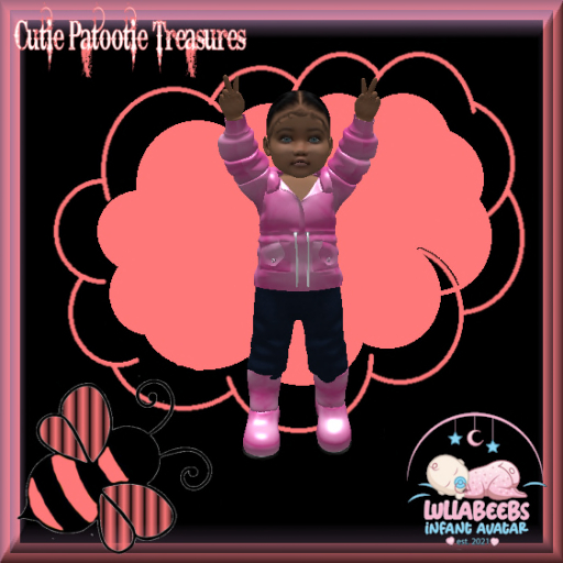 Cpt Coat & Boot  Set  (pink)