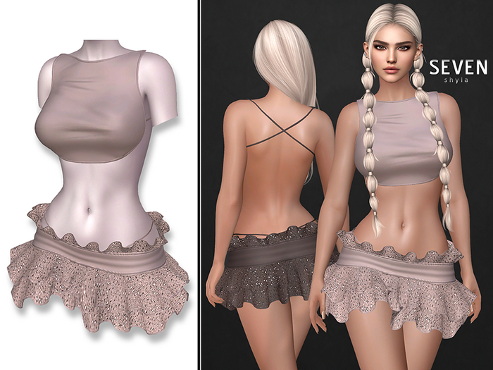 SEVEN - SHYLA OUTFIT (nude)