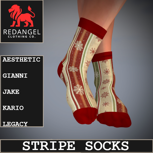 Xmas Stripe Socks