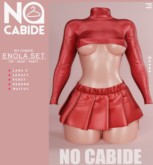 No Cabide :: Enola Set [Red]