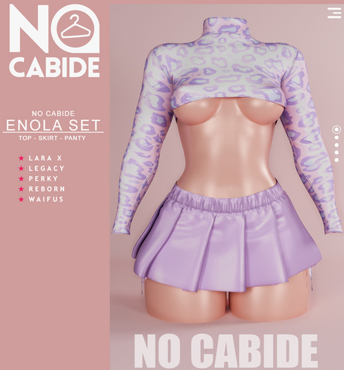 No Cabide :: Enola Set [Leopard]