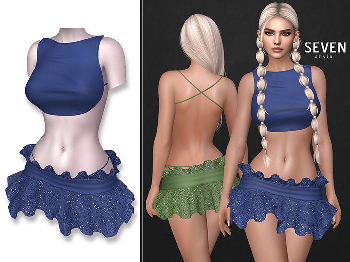 SEVEN - SHYLA OUTFIT (navy)