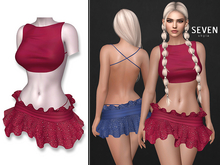 SEVEN - SHYLA OUTFIT (red)