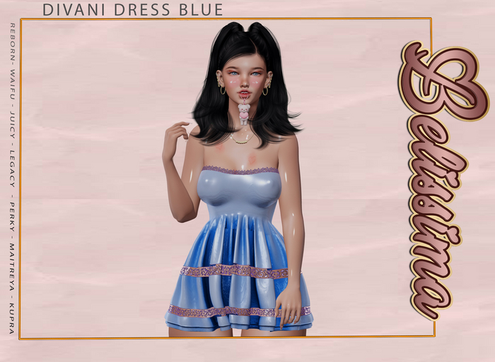 [Belissima] Divani Dress Blue
