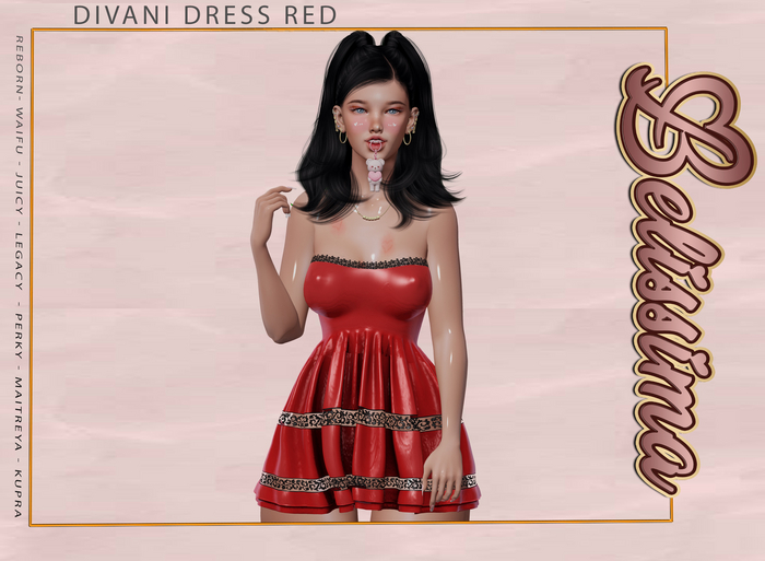 [Belissima] Divani Dress Red