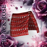 Christmas Pixel Wrappy Skirt LaraX