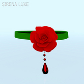 Christmas Choker Rose Choker