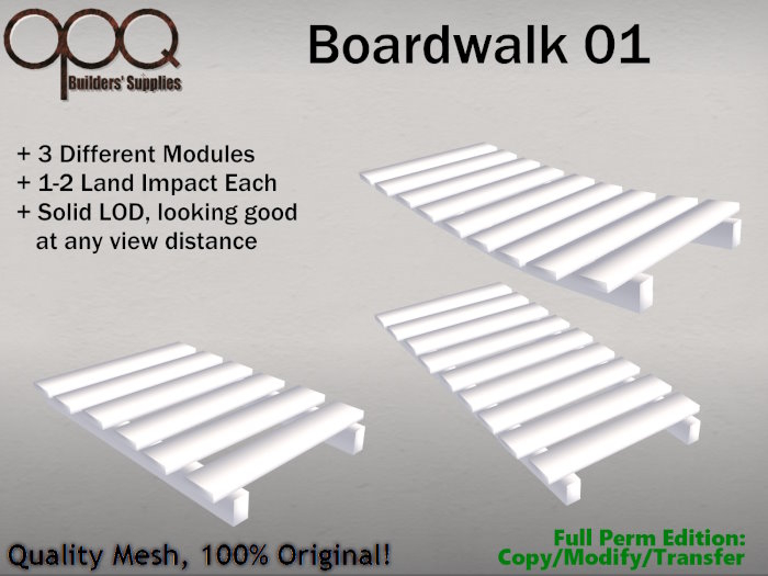 Full Perm Boardwalks or Platforms - OPQ Boardwalk 01